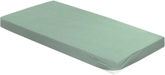 BIERBAUM Biber Spannbetttuch 1001 (30 salbei, 180 x 200 cm)