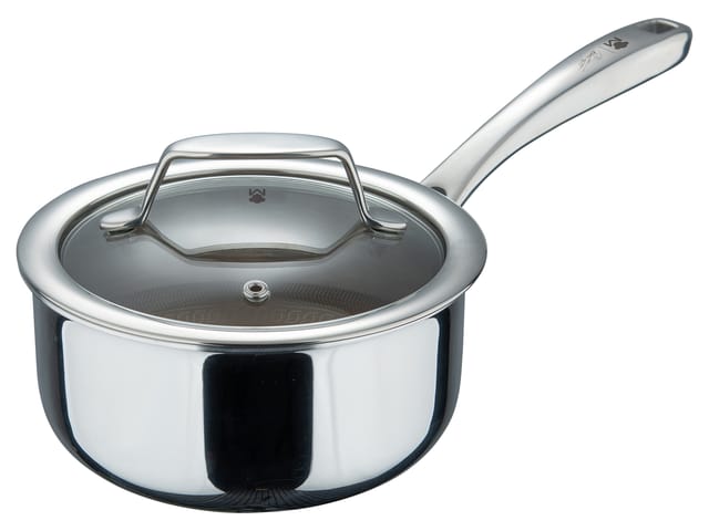 Masterpro Edelstahl-Stielkasserole GIRO 3, Ø 16 cm