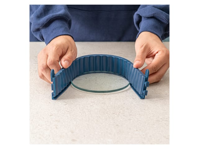 COOX Quicheform mit Glasboden Ø 12 cm (Blaugrau)