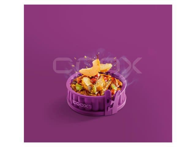 COOX Quicheform mit Glasboden Ø 12 cm (Lila)