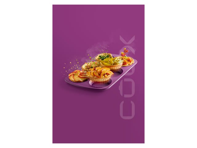 COOX Tarteletteform 34 x 21,8 x 1,8 cm (Lila)