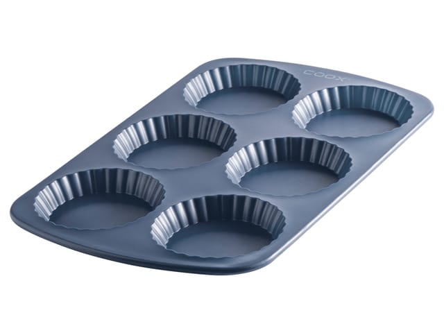 COOX Tarteletteform 34 x 21,8 x 1,8 cm (Blaugrau)