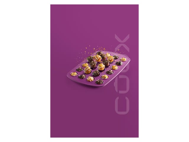 COOX Muffinform, 24 Stück (Lila)