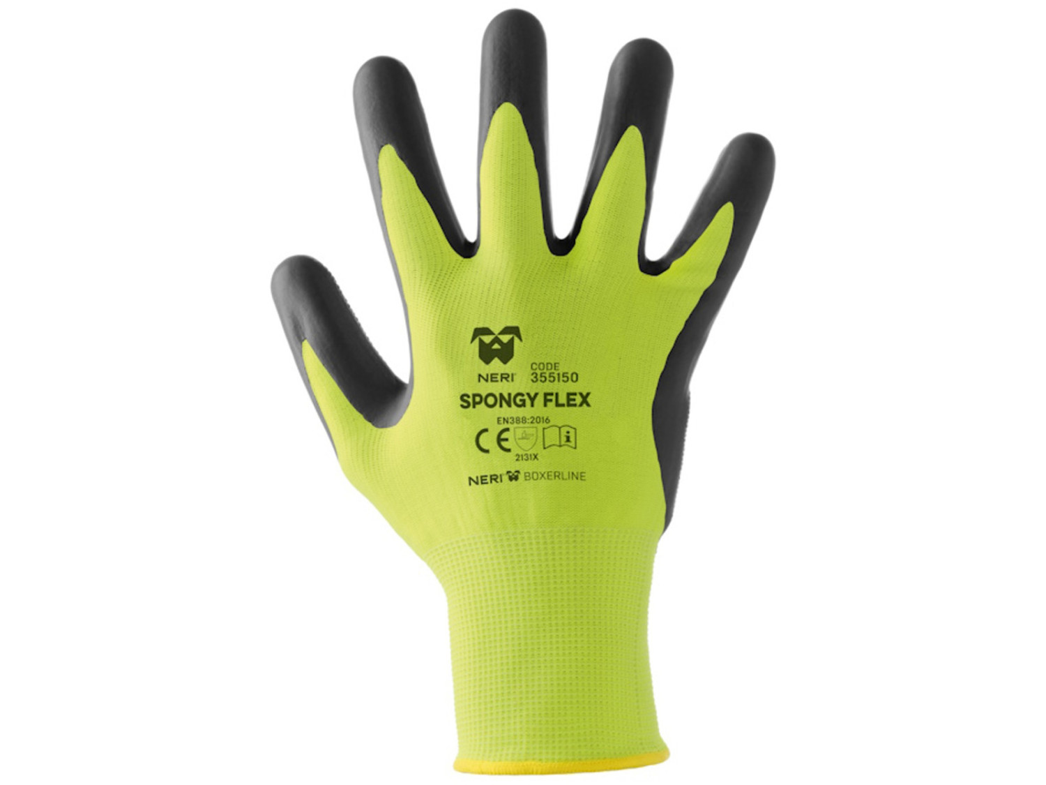 Neri Safety Arbeitshandschuhe Spongy Flex Gr. 7 - Packung Mit 12 Paaren