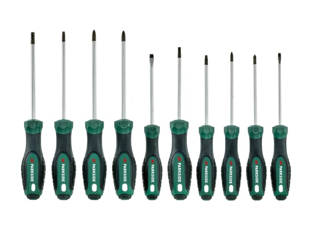 PARKSIDE® Schraubendreher-Set (Schraubendreher-Satz 10tlg.)